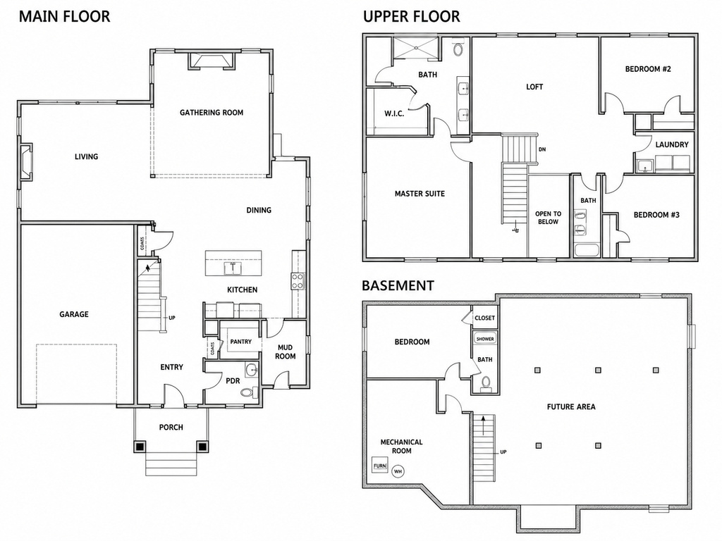 Floor plan for 370 Stone Hollow Drive