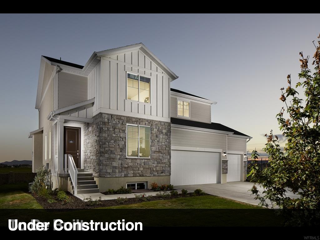 59 E BALTIC RUSH 120 Saratoga Springs, Utah BAYSIDE SHORES- Stunning lake and mountain views! Terrific location just South of Talons Cove Golf in Saratoga Springs. The POWELL floor plan features 3 bedrooms, 2.5 baths, loft, SUNROOM, enormous master suite, large oversized LOW E windows throughout, granite countertops in kitchen, laminate wood floors, tile floors, stainless steel kitchen appliances, 8' entry door, 9' tall ceilings, extended height 42" cabinets, square craftsman trim, 3rd car garage, front yard landscape, .23 acre homesite and much more. Some photos are of previously built Powells, not actual home. ***Reduced Price valid with use of builders preferred lender, see sales for information***