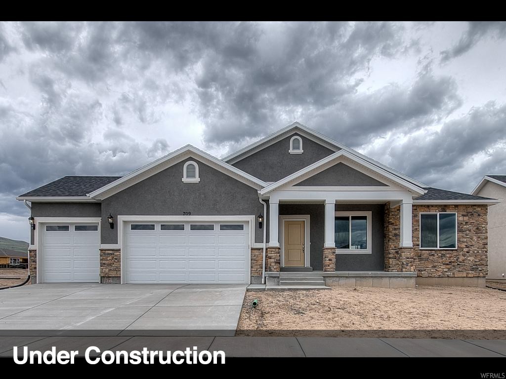 624 S SCHOOL HOUSE RD E 465 Saratoga Springs, Utah Beautiful Rambler Home in Legacy Farms. Home complete June 2019. Neighborhood features a pool, clubhouse, parks and trails. Pictures are of a similar home with different colors. Ask about our $4,000 Affiliated Lender Incentive.