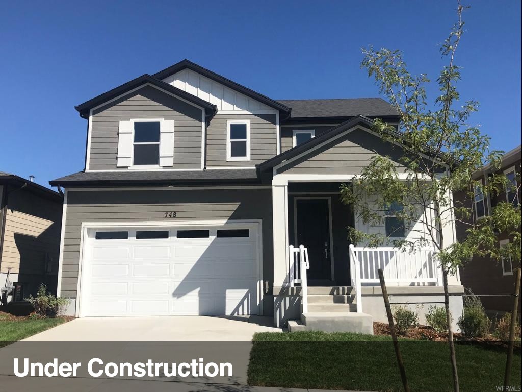 748 W HYDRANGEA WAY N Saratoga Springs, Utah Wild Rose - 124 - Jackson. ESTIMATED COMPLETION SEPTEMBER. This beautiful Jackson home design features an exterior contemporary elevation, 3 bedrooms, 2.5 bathrooms, and a multipurpose tech space. The main floor includes an open-concept great room, and kitchen with stainless steel appliances including the fridge, quartz countertops, and upgraded craftsman style cabinets. The second floor offers three bedrooms, full bathroom with quartz countertops, and grand master suite with double vanity and walk-in closet. This home includes smart features such as: Echo Dot, Schlage Smart Lock, Honeywell Lyric Thermostat, Ring Video Doorbell, and LiftMaster Garage Door Opener with MyQ Technology. Other Lennar "Everything's Included" home designs, elevations and color combinations are available! Wild Rose is now open with two "everything's included" model homes.