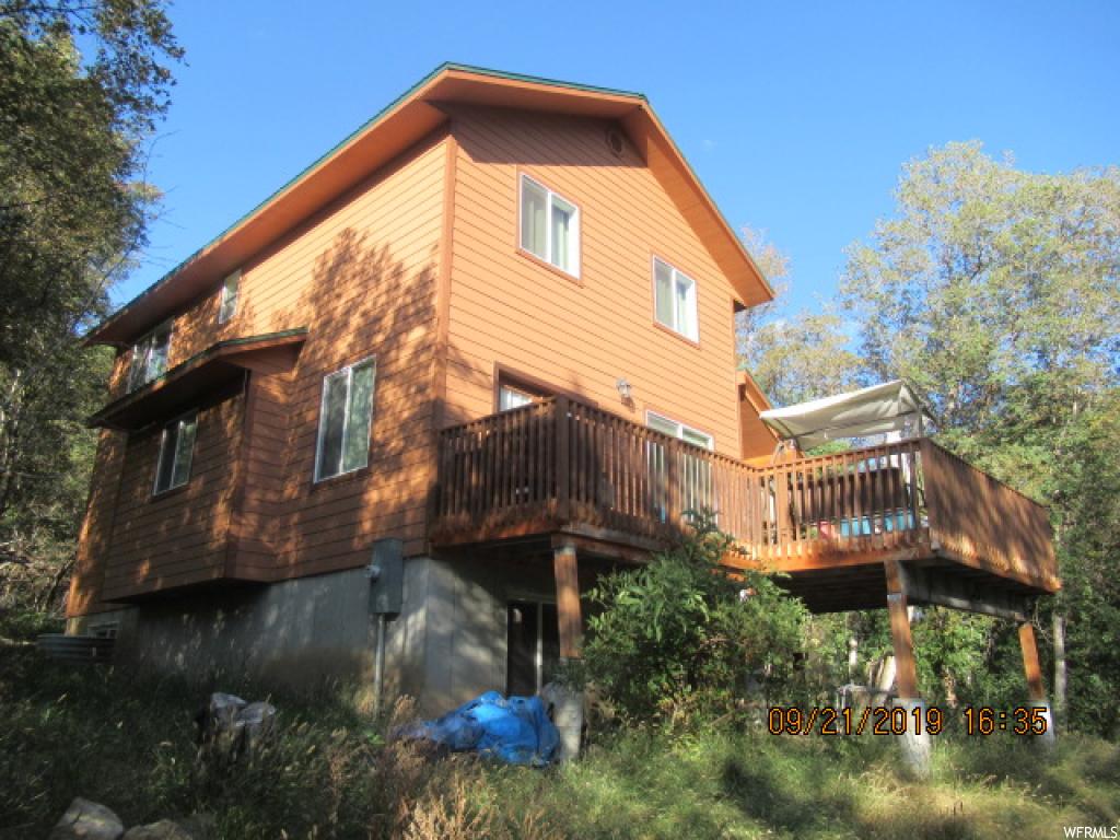 22630 UPPER BIRCH DR N L-20 Fairview, Utah Trying to find the perfect cabin. This is a great one!! Built in 2013 so everything is basically new. Backs onto Birch Creek. Large Decks one is covered. Plenty of room for everyone - one of the bedrooms upstairs is double size. Nice living, dining and kitchen. Family room downstairs. Great water set up in the basement.