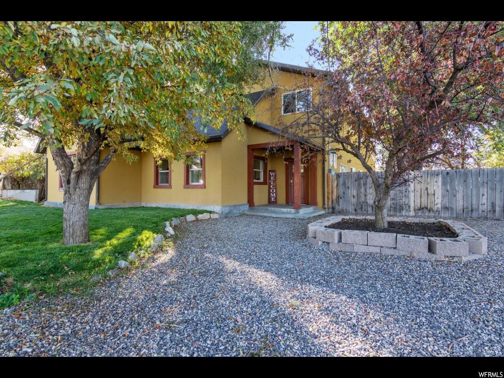50 100 S E Fairview, Utah A large kitchen with cork floors, Dining room, Office, Family room, Master suite with en-suite bathroom, Open concept living, Man-cave, Sauna/steam room, Vaulted ceilings, Gallery hallways, 3 tone paint, Double glazed windows, Skylights, Attached Greenhouse/Solarium, Covered Porch, New lighting, New Roof, New plumbing, New electrical, Stucco Home. A mature, private yard with new grass and large mature poplar, willow and pine trees. Out building and large park like yard. 1 water share included. Square footage figures are provided as a courtesy estimate only. Buyer is advised to obtain an independent measurement.