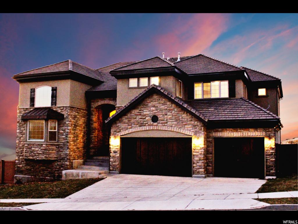 5019 N SHADOW WOOD DR W Lehi, Utah PRICED TO SELL! Lowest price per square foot you'll find in this area! An Executive Home located in Northeast Utah County, in the heart of Silicon Slopes. This 6840 sq ft home has 8 bedrooms, 5 full bathrooms 1 three quarter and 1 half bath, a den/office and a beautifully open floor plan with cathedral ceilings and a grand staircase. The spacious kitchen has granite counter tops, a butler's pantry, and a formal dining room. A recently completed mother-in-law apartment in the basement includes 3 bedrooms, 2 full baths, complete kitchen, laundry room, and a private entrance! The fully fenced and spacious yard offers gorgeous mountain views and no backyard neighbors. There are tons of upgrades including a tile roof, built-in bookcases, a stone fireplace, wood flooring throughout, and a master suite that includes his and hers walk-in closets. Enjoy your community pool, clubhouse, tennis courts, trails, parks and more! Located in a quiet neighborhood yet just minutes from shopping, dining and I-15 freeway access. Excellent schools, safe community, and gorgeous views. Buyer is to verify all information. Square footage figures are provided as a courtesy estimate and were obtained from County Records.