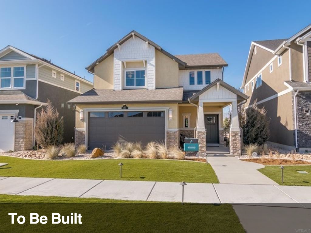127 E BRIDGEWATER ST S 367 Saratoga Springs, Utah TO BE BUILT - "Kearney" floor plan. Move in your new home next Spring! You must see these beautiful single family homes in "Wander", our amazing Master Plan community in Saratoga Springs! This community is filled with parks, schools, hiking and biking trails, pools, a clubhouse and much more! Come and check out "Wanderland", the 18 model home complex. These homes are spacious and open! A must see! When you step into the Kearney, you will be welcomed by a large open great room, kitchen and dining area with large eat-in island! Upstairs you will find two secondary bedrooms, a secondary bath, laundry room and a large master suite complete with dual vanity sinks, a walk-in closet and a walk-in style spa shower! Check out the Guaranteed Energy Program! Call now for more information or to set up a time to show this home. This home is modeled in the community! **Pictures and Tour are of the Model Home**(Kearney Lot 367)
