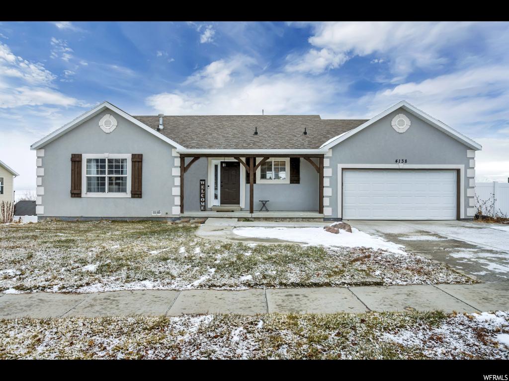 4138 S SUNRISE DR S Saratoga Springs, Utah Views Views Views! Check out this beautiful home in Saratoga Springs with incredible views of Utah Lake and Wasatch Front.Open floor plan w/ high ceilings;stainless appliances; 2 car garage;sprinkler system; and much more.Close to TalonsCove Golf Club.