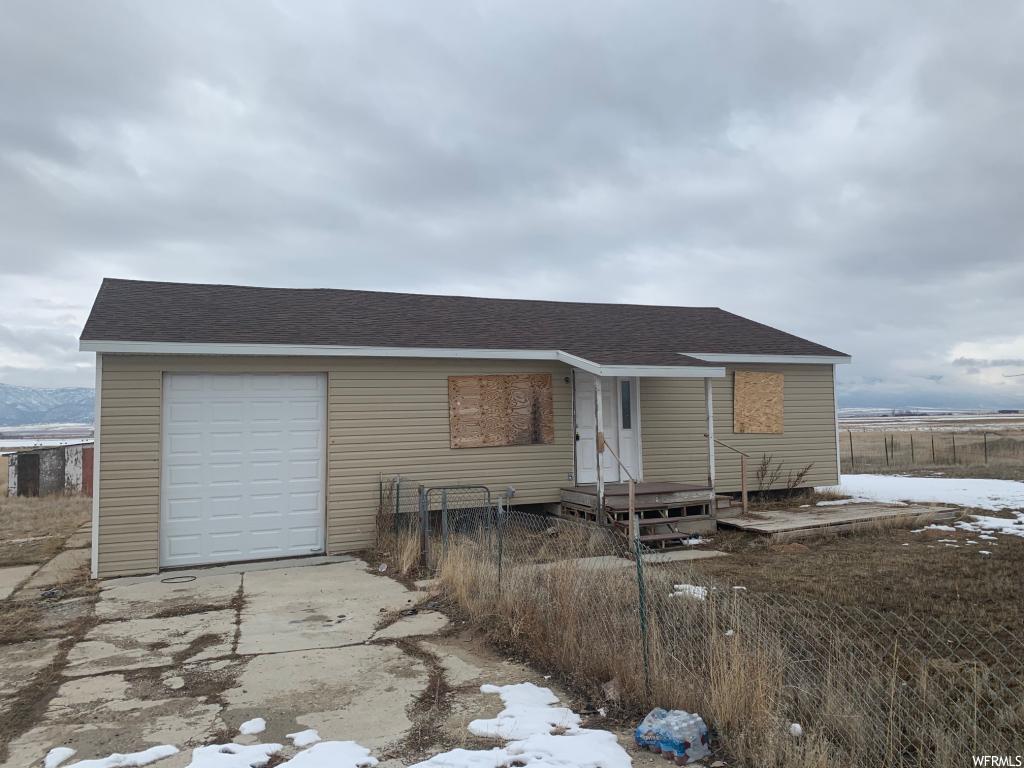4950 13510 N E Chester, Utah Home on large lot ready for your personal touch! 3 bedrooms and 1 bath, large family room in the basement. Partially fenced yard in secluded location.