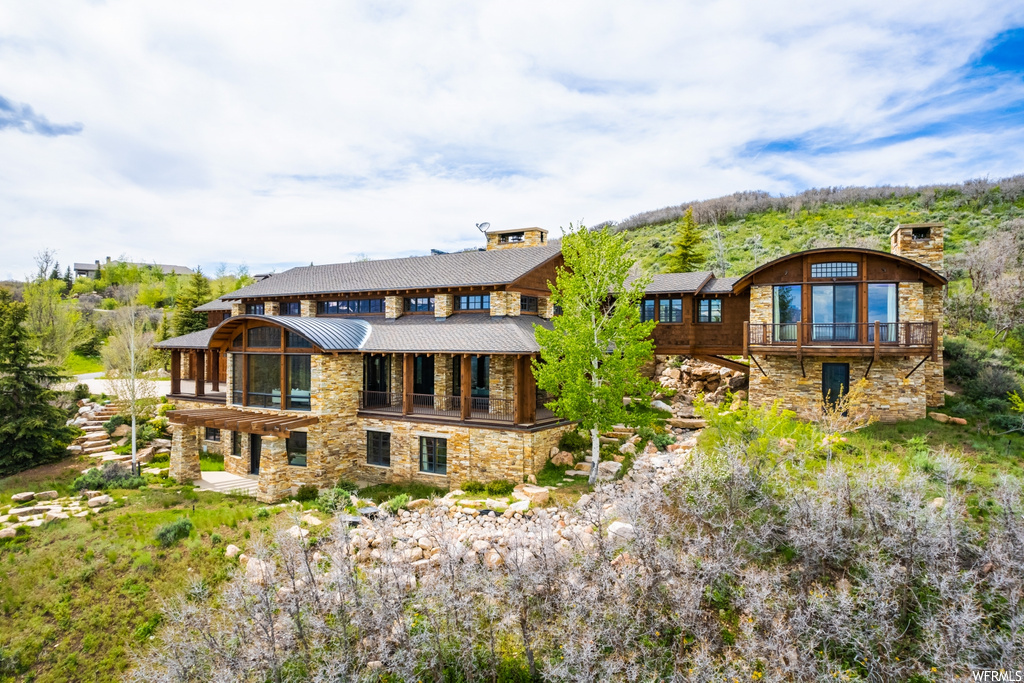 view of back of property