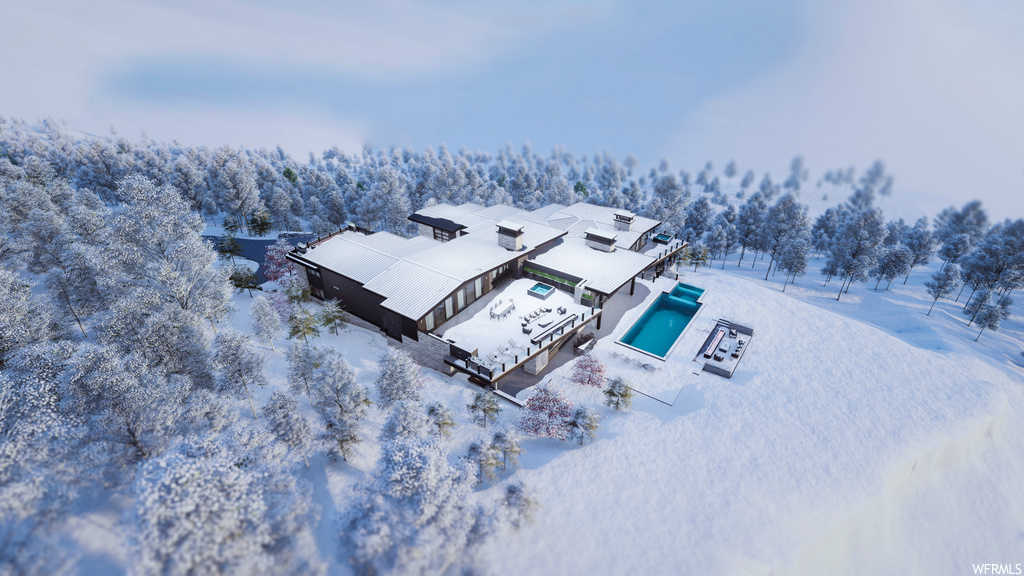 view of drone / aerial view