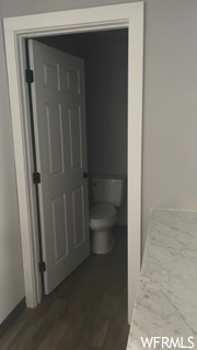 bathroom featuring toilet