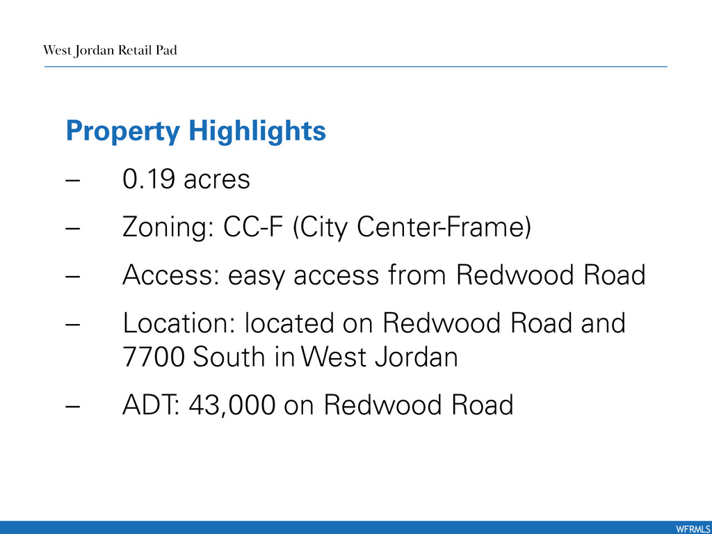 7693 S REDWOOD RD West Jordan, UT 84084