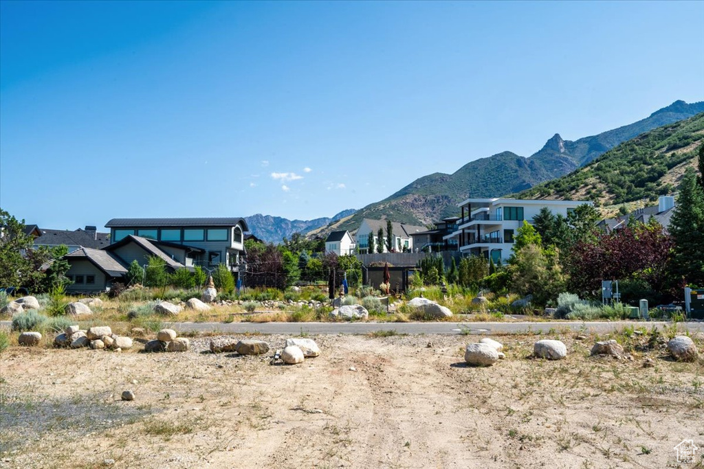 View of mountain backdrop