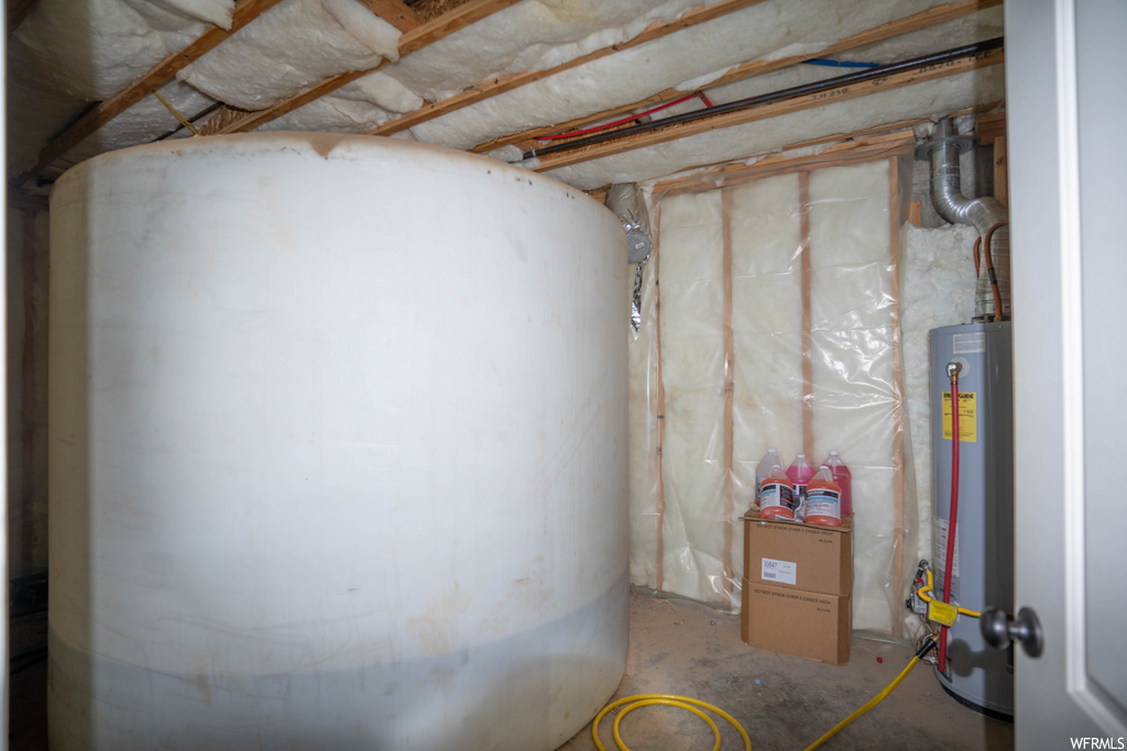 interior space with water heater