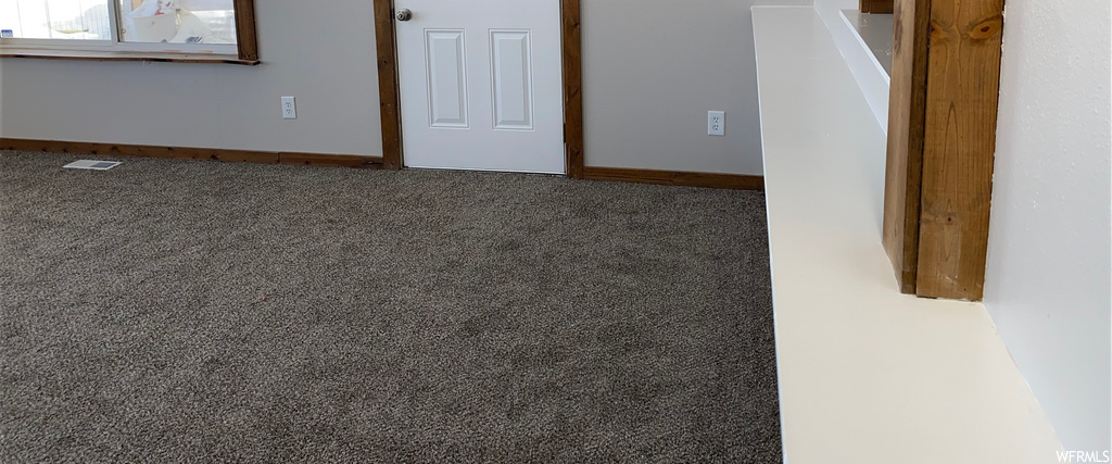 spare room with carpet