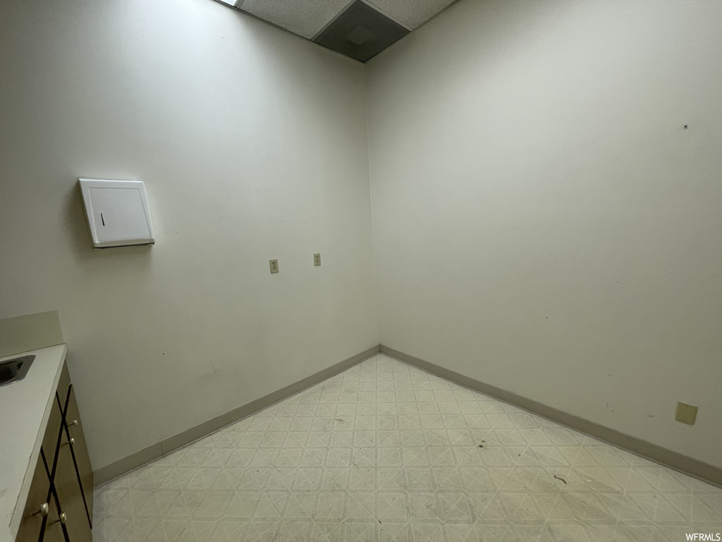 interior space featuring tile flooring