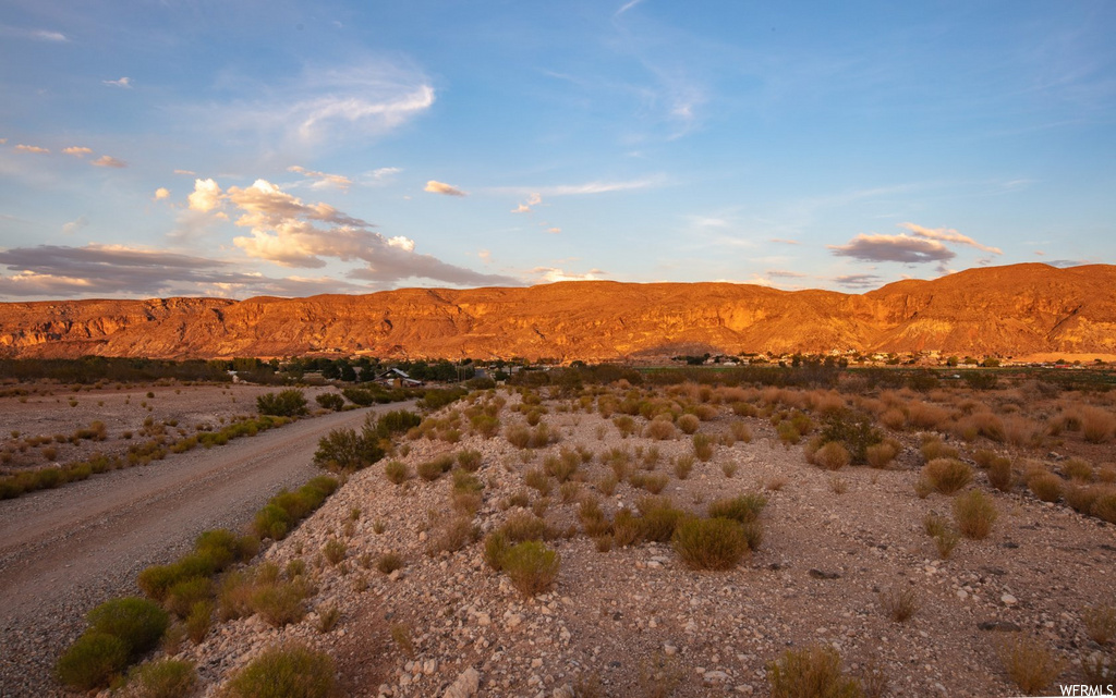 view of mountain feature