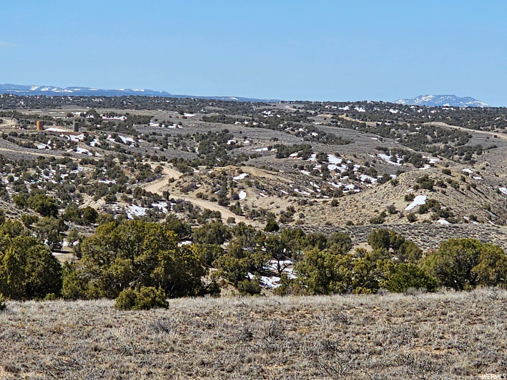 view of mountain feature