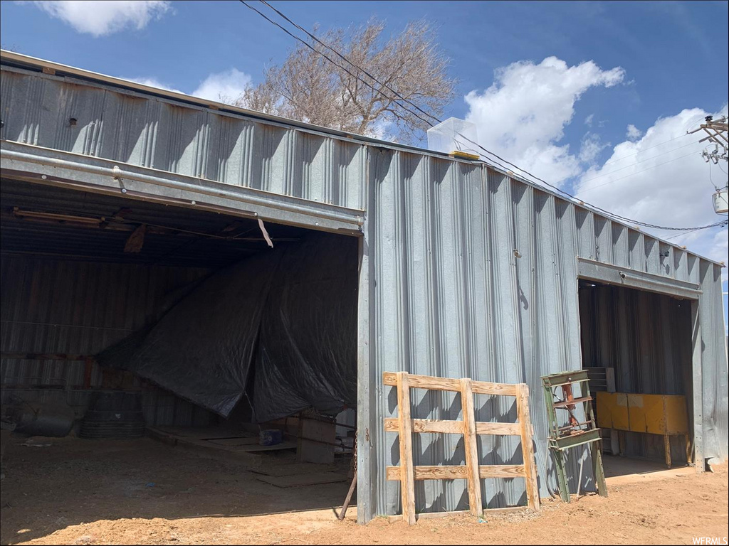 view of horse barn