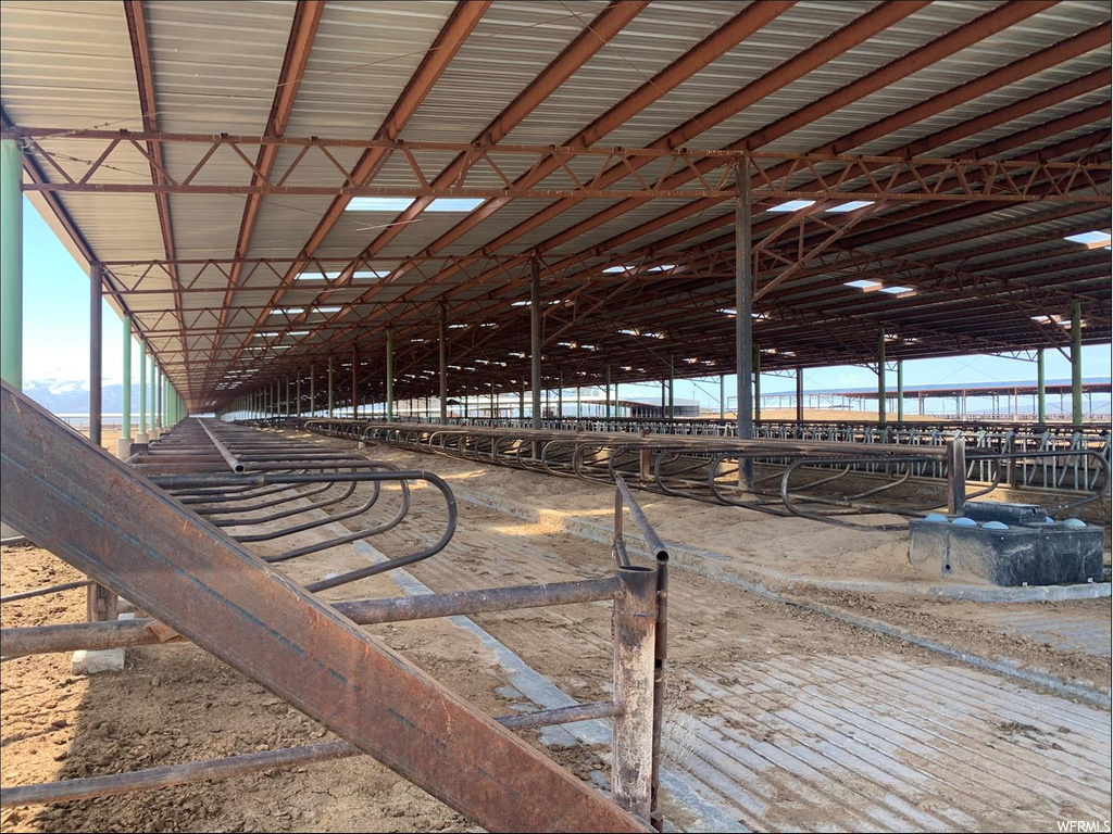 view of horse barn