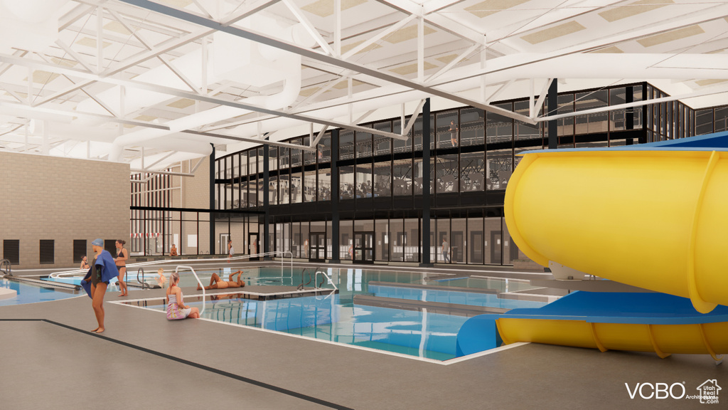 View of indoor pool