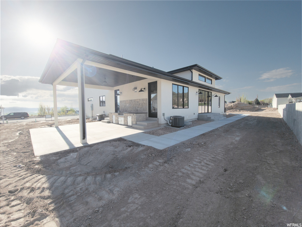 Back of house featuring a patio