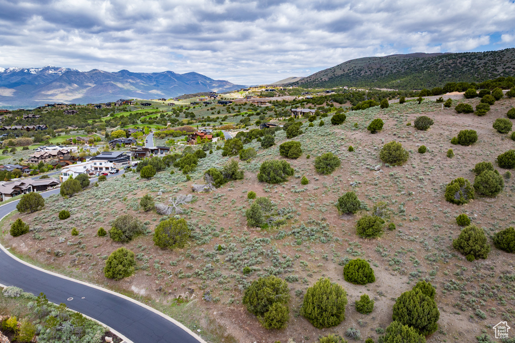 View of mountain background