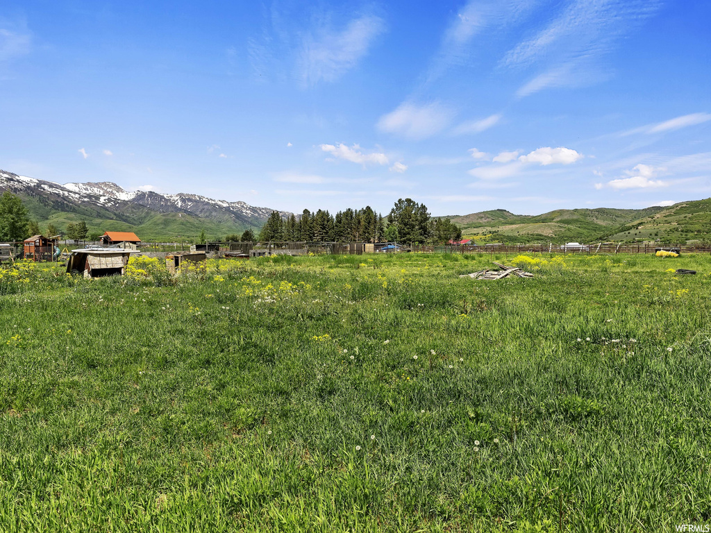 View of mountain view