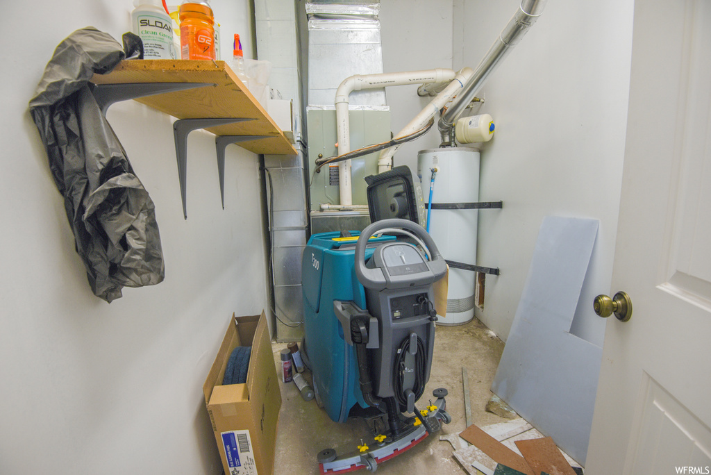 View of utility room
