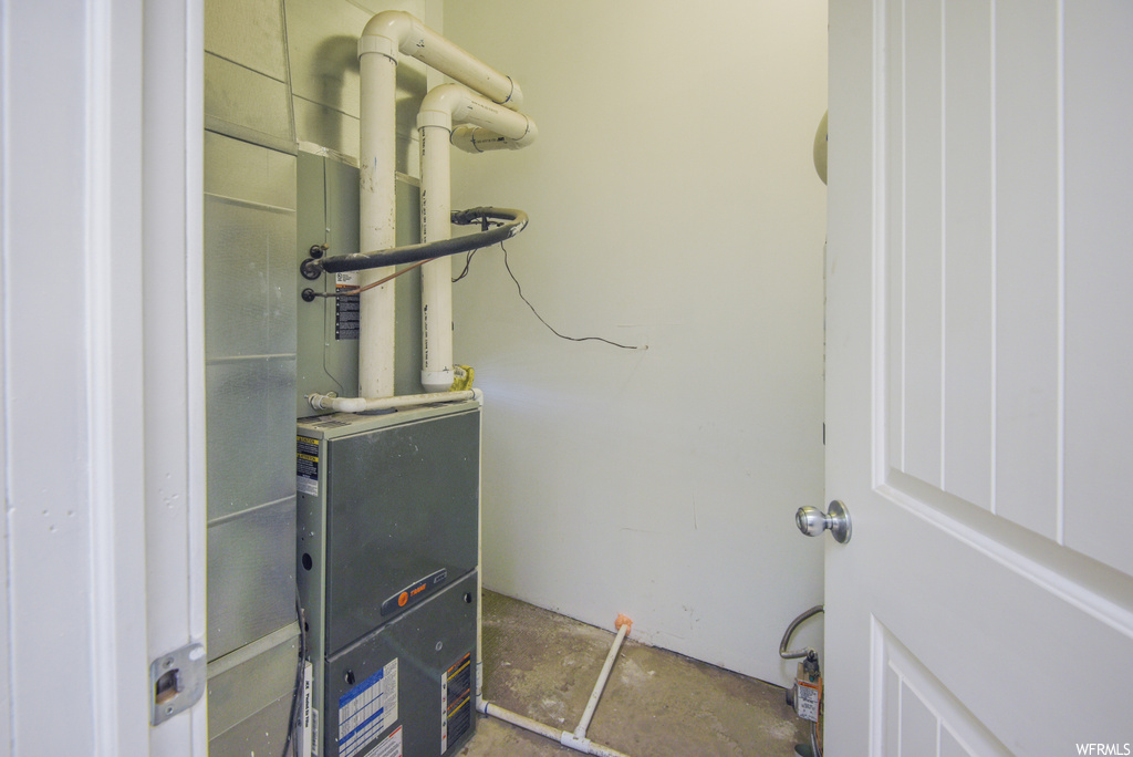 View of utility room