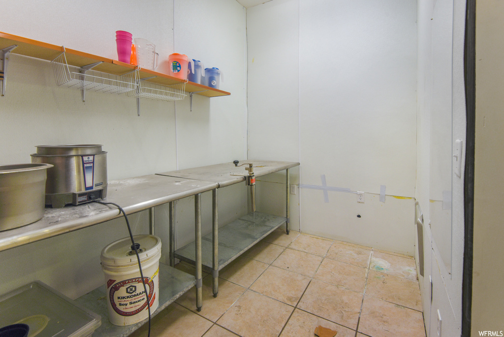 View of storage room