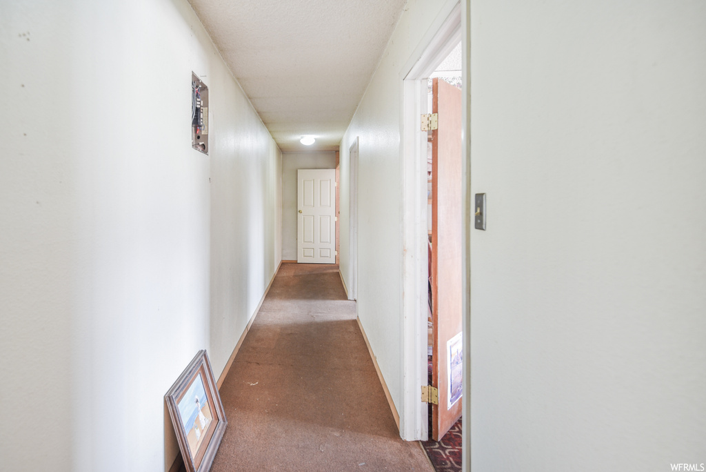 Corridor with carpet