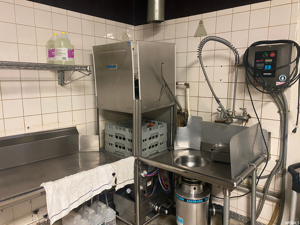 View of utility room