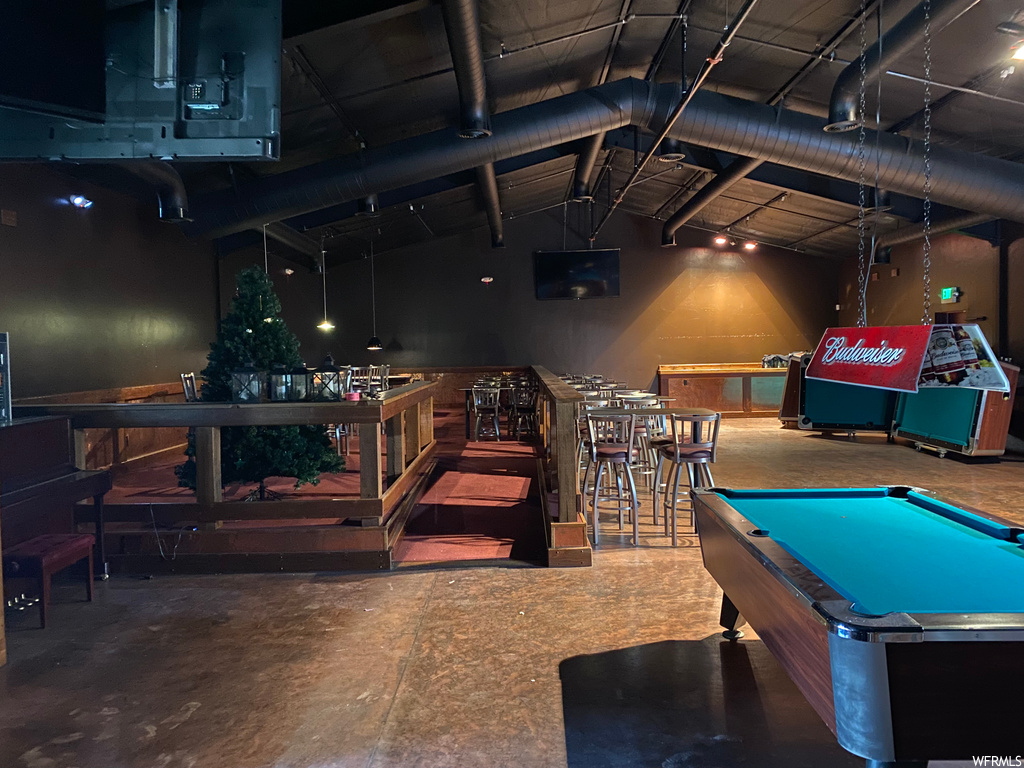 View of game room