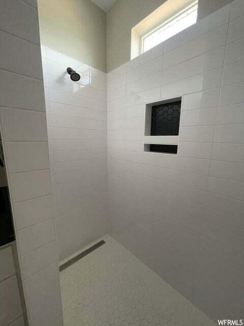 Bathroom with a shower