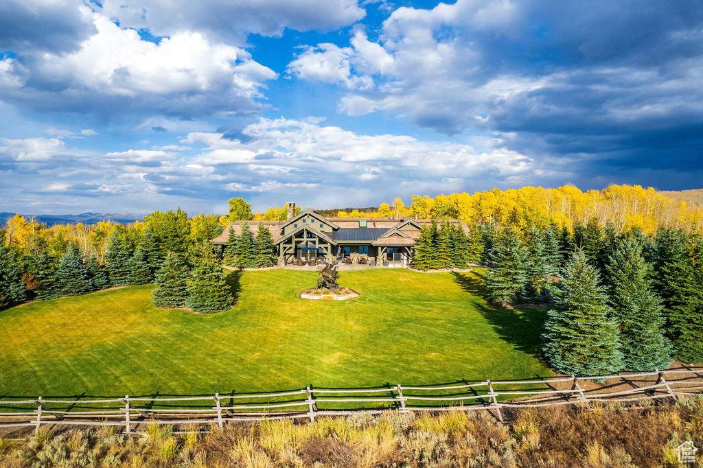 Exterior space featuring a rural view