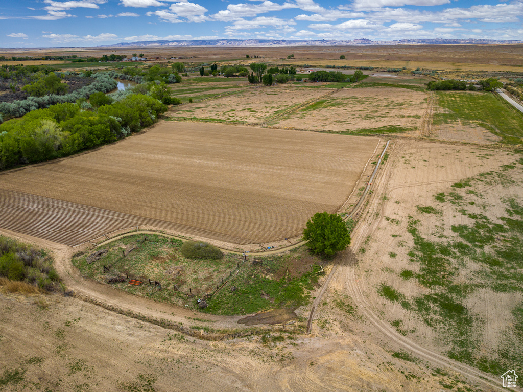 Drone / aerial view featuring a rural view