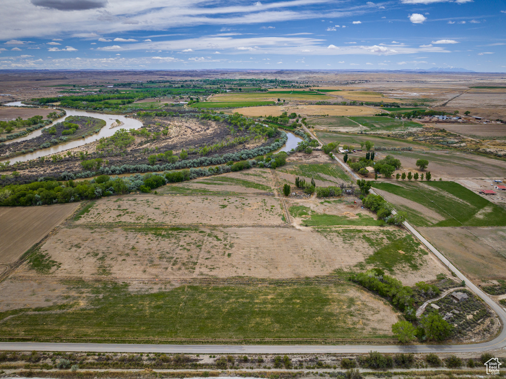 Bird's eye view with a rural view