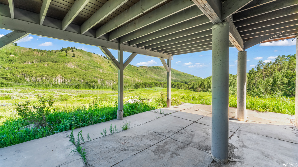 View of patio