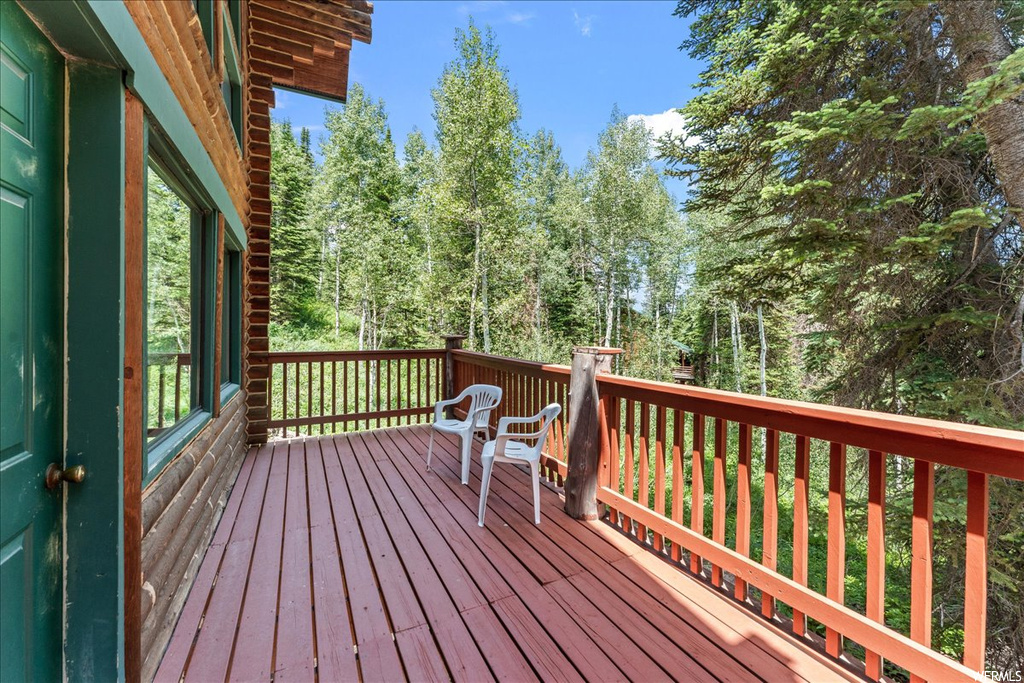 View of deck