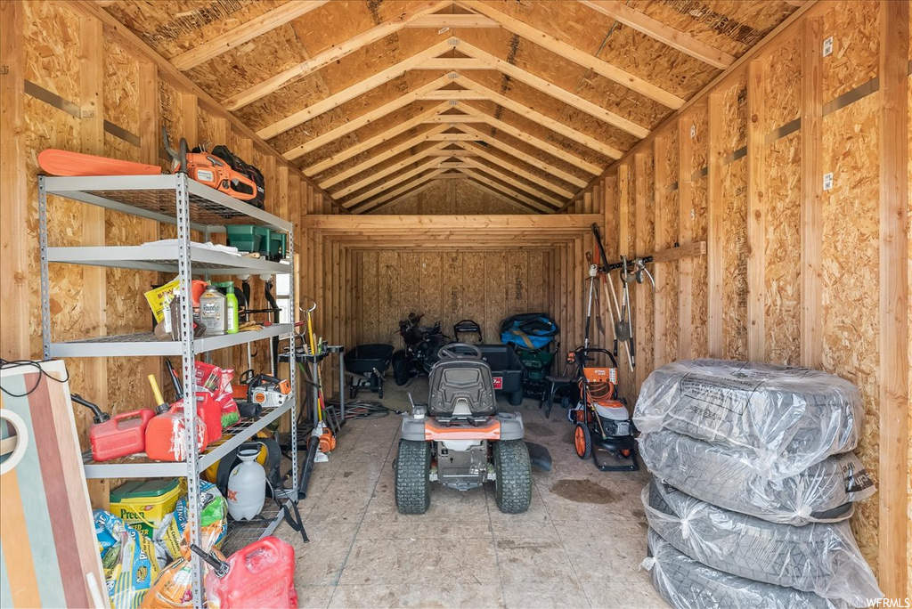 View of storage area