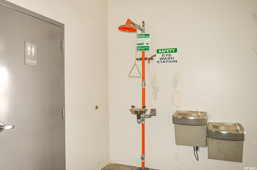 View of washroom