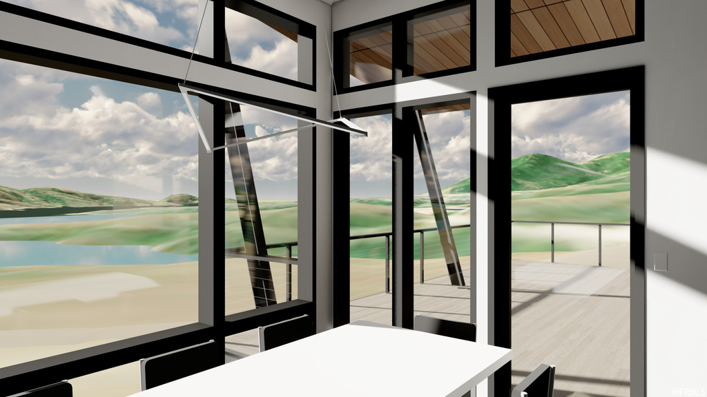 Sunroom with a wealth of natural light