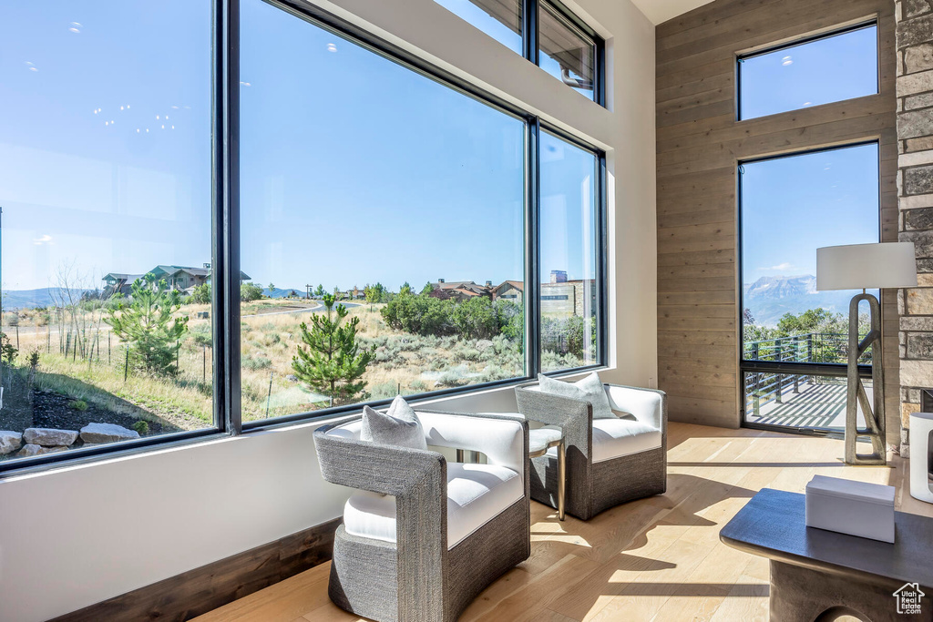 Interior space featuring plenty of natural light