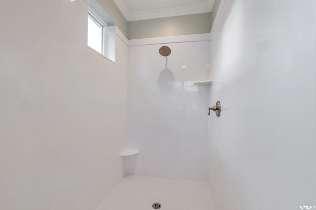 Bathroom featuring a shower