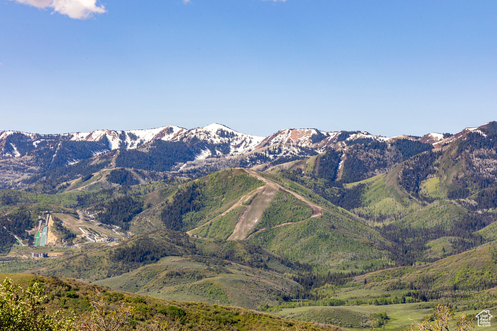 View of mountain backdrop