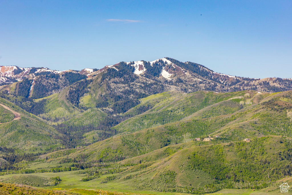 View of mountain backdrop