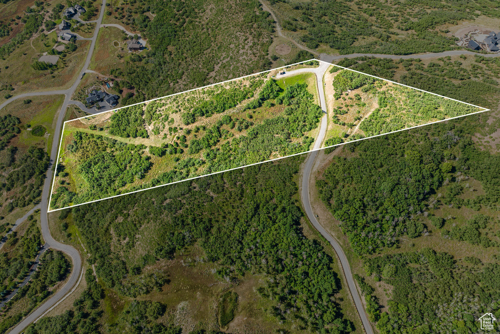 View of property location featuring property parcel outlined and rural landscape