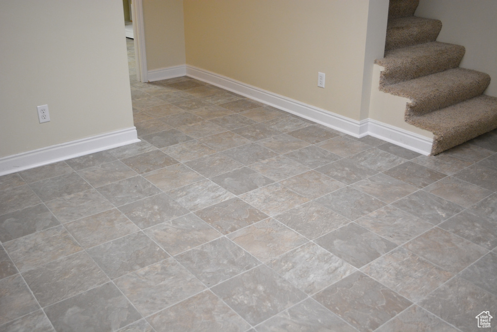 Interior space featuring tile flooring