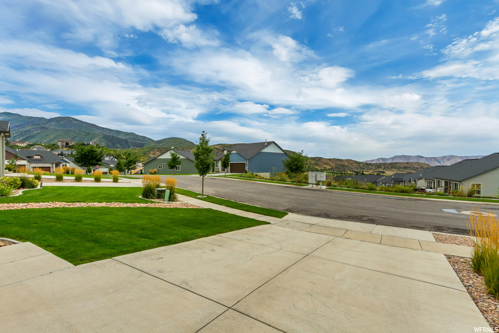 View of property view of mountains