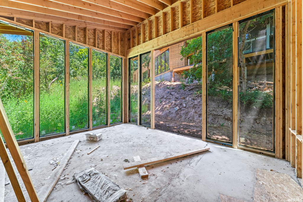 Sunroom featuring a healthy amount of sunlight