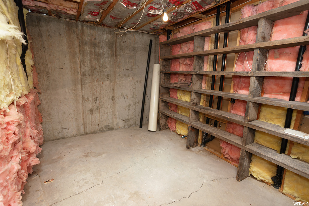 View of basement